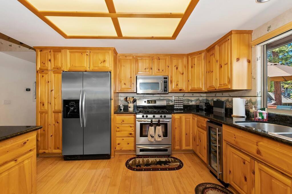 大熊湖Teakwood - 3-Br Spa, Fire Pit, Quiet, Ac, Centrally Located别墅 外观 照片
